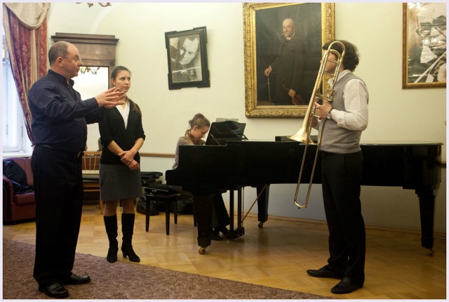 Masterclass in St Petersburg at the Rimsky-Korsakov Conservatory