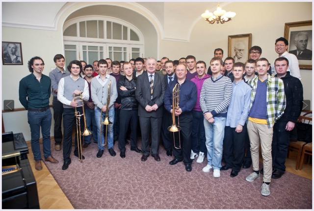The combined classes of Chris Houlding, Prof. Sumerkin, Prof. Igor Yakovlev & Prof. Maxim Ignatiev